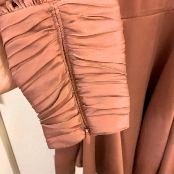 🩷 Zimmermann Silk Wrap Sash Tie Mini Dress Rose Pink AU 1 Small S - Picture 12 of 16